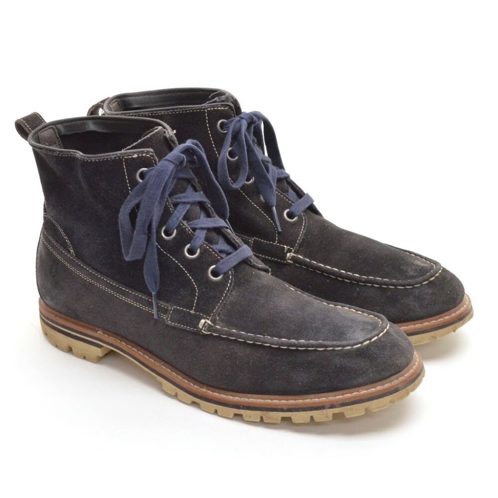 Men John Varvatos Star Erik Gray Suede Work Boot 11.5 M